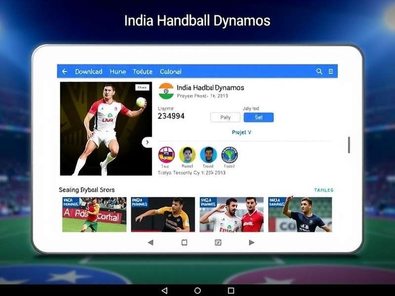 Download India Handball Dynamos game India Handball Dynamos download screen